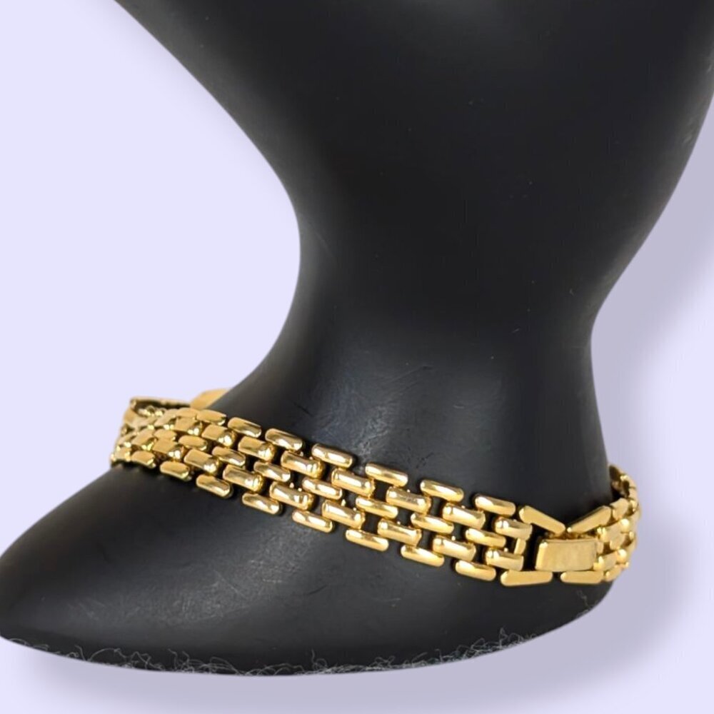 Vintage Rhinestone Accent Tennis Bracelet - Picture 3 of 6